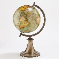 Antique Globe On Stand