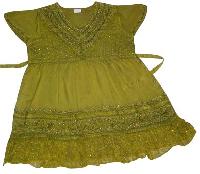 Ladies Rayon Blouse (Mehndi Color)