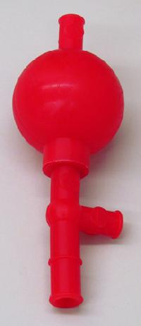 Red Pipet Pipette Filler Bulb Silicone