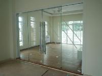 toughened glass door