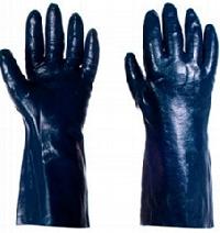 Blue Nitrile Industrial Gloves