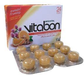 Ginger Vitabon Herbal Drops Hard Candy, Brand Name : Aksu Vital