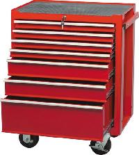 Red 7 Drawer Professional Roller Cabinet