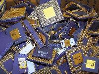 Computer Ceramic Cpu Processors Gold Scrap
