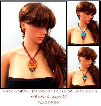 Terracotta Necklace sets could be worn on any outfit