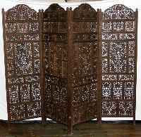 wooden carved screen