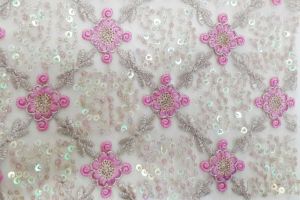 Multy Color Sequince Fabric