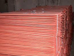 copper cathodes,  Technics : Copper Melting
