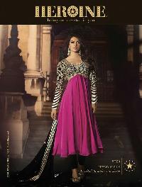 Stylish Fancy Ethnic Pink Color Anarkali Suit