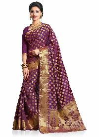  Colour Art Silk Woven Saree