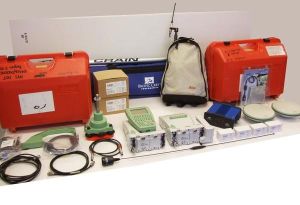 Used Leica Gx1230 Dual-frequency Base & Rover Rtk GPS System 2005