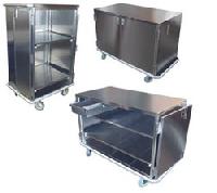 Stainless Steel Closed Kitchen Cabinet Tables