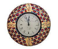 Clock (12 Inches ) with Meenakari Work