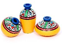 Warli Handpainted Miniature Pots