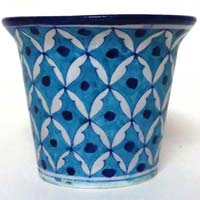 Blue Pottery Planter