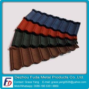  Color Stone Metal Roofing Tile, Thickness : 0.3/0.35/0.4/0.45/0.5mm