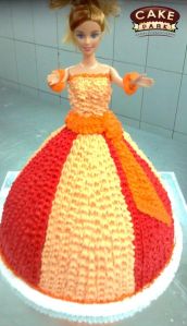 Barbie Doll Cake