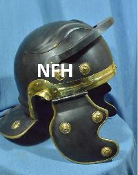 Black Antique Roman Helmet