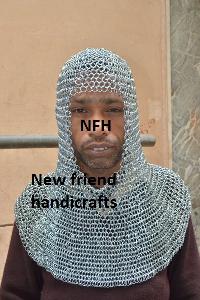 Butted Chain Mail Hood