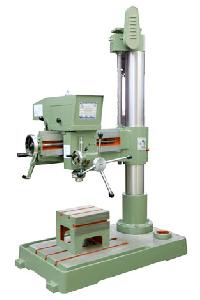 Heavy Duty Radial Drill Machine With Fine Feed And Box Table