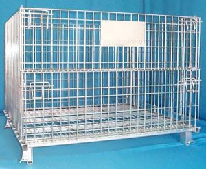 Collapsible Mesh Container For Bearing Storage