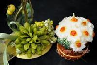 Flower pot Designer aroma Candle