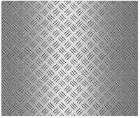 Checker Plate Resists Slip and Protects Safe