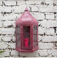 Pink Mughal Wall Lamp