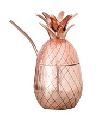 Copper Pineapple Cup Tumbler