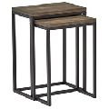 Metal Iron Tables with Wooden Top