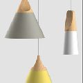 Metal Wood Pendant Lamp