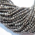 faceted round rondelle gemstone beads