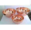 Copper mixing bowls