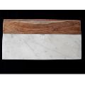 Rectangle Wood And Marble Cutting Board