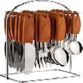 Stainless Steel Cutlery Set with Stand