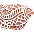 Fish traditional Textile Stamps