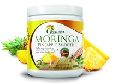 Moringa Powder Blended With Mango Smoothie