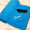 Blue beach towels