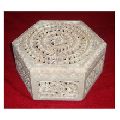 Jali Soapstone Jewellery Box