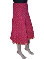 Bandhani Printed Gypsy Elastic Skirt