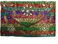 beaded embroidered clutch bag