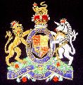 Hand Embroidered UK Military Emblem