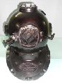 Black Antique Finish Steel Metal Mark V Marine 18 inch Decorative Diving Helmet
