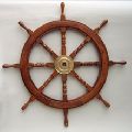 Brass Handle Wooden Ship Wheel