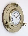 Marine Brass Porthole Wall Clock