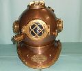 Nautical Brass and Copper Finish Mark V Steel Metal 18 inch Decorative Diving Helmet
