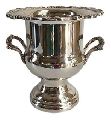 SILVER PLATED BRASS CHAMPAGNE BUCKET