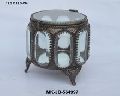 Clear Bevel Glass Antique Jewelry Box