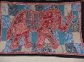 Indian Hand Elephant Wall Hanging Tapestry Embroidered