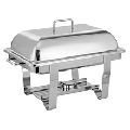 Stainless Steel Rectangular Lift Top Chafing Dish